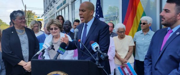 Booker Goes On Record At Garden State Equality Headquarters